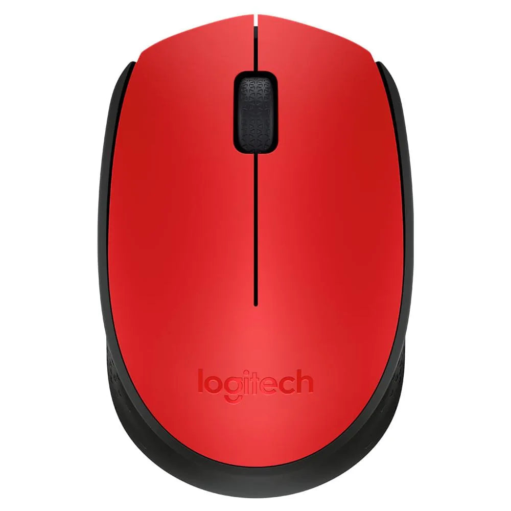 Mouse Inalámbrico Logitech M170 Plug and Play USB Rojo - 910-004941 FullOffice.com