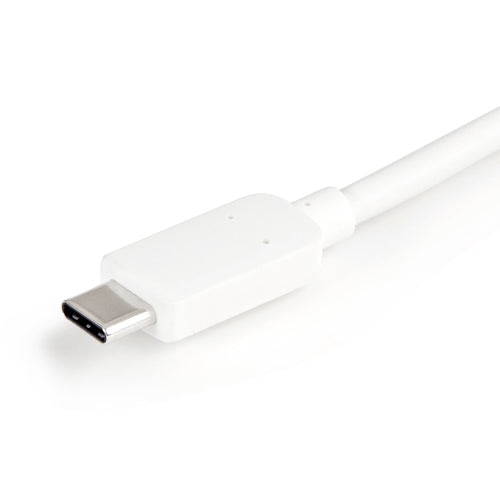 StarTech.com Adaptador Multipuertos USB-C con HDMI - Puerto USB 3.0 - PD de 60W - Blanco Bases para portátiles y replica