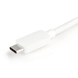 StarTech.com Adaptador Multipuertos USB-C con HDMI - Puerto USB 3.0 - PD de 60W - Blanco Bases para portátiles y replica