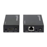Manhattan Kit extensor HDMI 1080p por Ethernet, hasta 50 m con un solo cable Cat6, módulos transmisor y receptor, compatible con IR, garantía de 3 años audio/vídeo extendedores Transmisor y receptor de señales AV 1920 x 1200 Pixeles Cat6 100 m