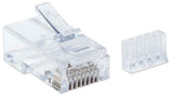 PLUG INTELLINET RJ45 CAT 6 UTP SOLIDO 90 PZAS