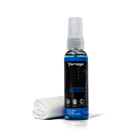KIT LIMPIEZA VORAGO CLN-200 PARA SUPERFICIE 60 ML CON FRANELA DE MICROFIBRA