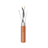 Carrete de 305 Metros (1000 Pies) / Cable 2 x 18 AWG / Color Naranja / Blindado / Plenum / Trenzado para Aplicaciones de Transmisión de Datos a Alta V