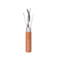 Carrete de 305 Metros (1000 Pies) / Cable 2 x 18 AWG / Color Naranja / Blindado / Plenum / Trenzado para Aplicaciones de Transmisión de Datos a Alta V