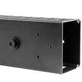 StarTech.com Gestor Organizador Vertical de Cableado con Lengüetas - 0U - 91cm Rack Panel de gestión de cables Negro Plástico, Acero 20U