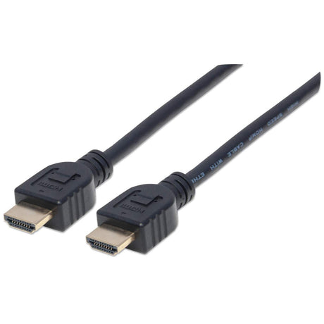 Manhattan Cable HDMI de alta velocidad con Ethernet, para pared Cable 1 m HDMI tipo A (Estándar) HDMI tipo A (Estándar) Macho