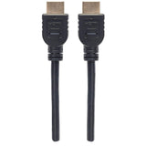 Manhattan Cable HDMI de alta velocidad con Ethernet, para pared Cable 1 m HDMI tipo A (Estándar) HDMI tipo A (Estándar) Macho