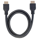 Manhattan Cable HDMI de alta velocidad con Ethernet, para pared Cable 1 m HDMI tipo A (Estándar) HDMI tipo A (Estándar) Macho