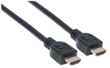 Manhattan Cable HDMI de alta velocidad con Ethernet, para pared Cable 2 m HDMI tipo A (Estándar) HDMI tipo A (Estándar) 