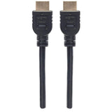 Manhattan Cable HDMI de alta velocidad con Ethernet, para pared Cable 5 m HDMI tipo A (Estándar) HDMI tipo A (Estándar) 
