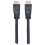 Manhattan Cable HDMI de alta velocidad con Ethernet, para pared Cable 8 m HDMI tipo A (Estándar) HDMI tipo A (Estándar) Macho