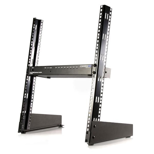 StarTech.com Rack Armario Bastidor Abierto de Escritorio Desktop Sobremesa de 2 Columnas 12U 0,5m Negro Armarios Rack 12