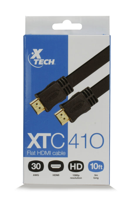 Xtech XTC-410 cable HDMI 3 m HDMI Tipo A (Estándar) Negro | Cables HDMI
