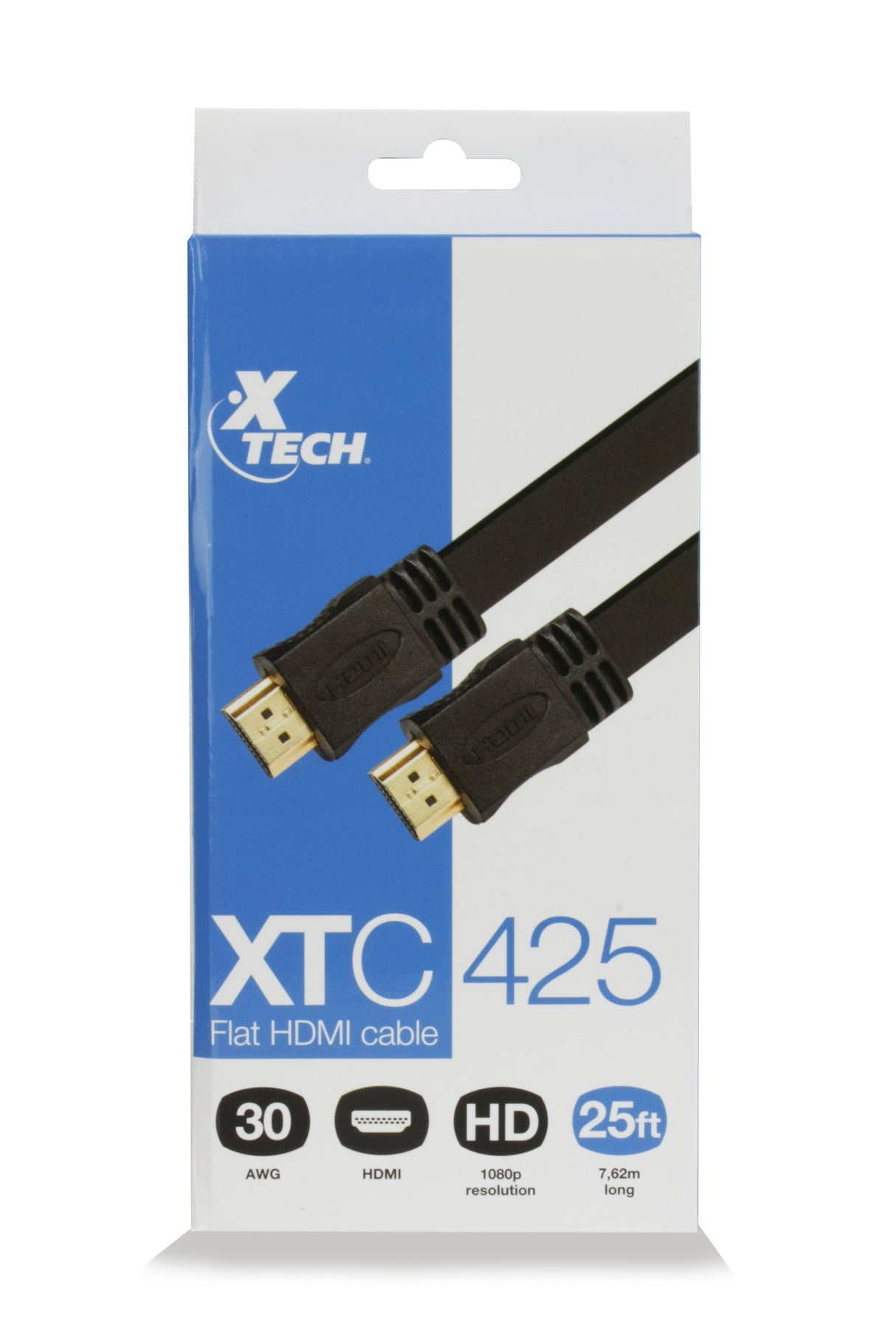 Xtech XTC-425 cable HDMI 7.62 m HDMI Tipo A (Estándar) Negro | Cables HDMI