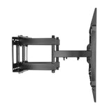 Manhattan Soporte de pared (Articulado) para TV/monitores, pantallas 37"–100", Compatibilidad VESA: de 200x200 a 900x600 mm (verifique las dimensiones de los cuatro orificios de montaje traseros), carga máxima 80 kg, negro Monitor negro