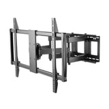 Manhattan Soporte de pared (Articulado) para TV/monitores, pantallas 37"–100", Compatibilidad VESA: de 200x200 a 900x600 mm (verifique las dimensiones de los cuatro orificios de montaje traseros), carga máxima 80 kg, negro Monitor negro