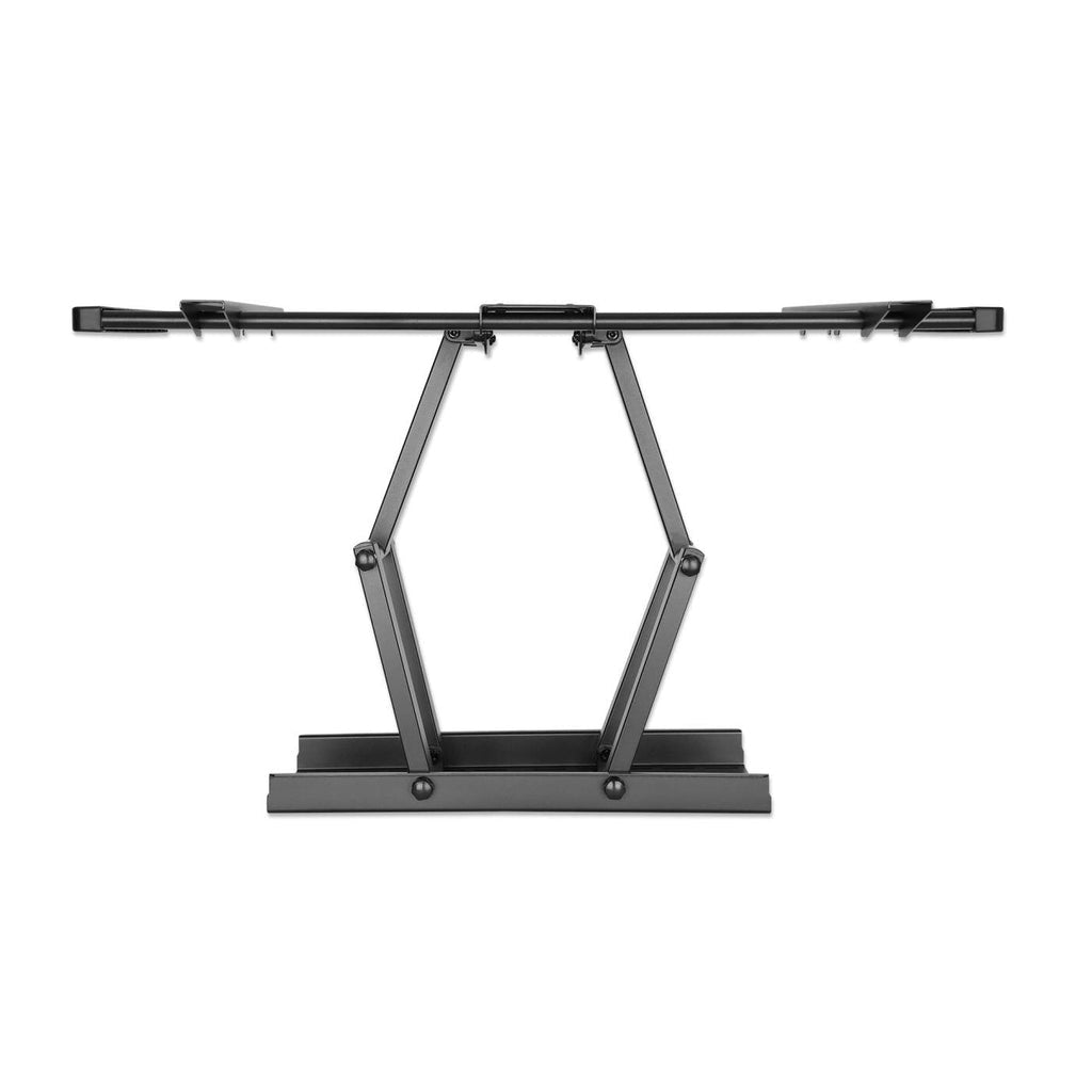 Manhattan Soporte de pared (Articulado) para TV/monitores, pantallas 37"–100", Compatibilidad VESA: de 200x200 a 900x600 mm (verifique las dimensiones de los cuatro orificios de montaje traseros), carga máxima 80 kg, negro Monitor negro