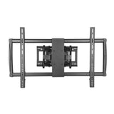 Manhattan Soporte de pared (Articulado) para TV/monitores, pantallas 37"–100", Compatibilidad VESA: de 200x200 a 900x600 mm (verifique las dimensiones de los cuatro orificios de montaje traseros), carga máxima 80 kg, negro Monitor negro