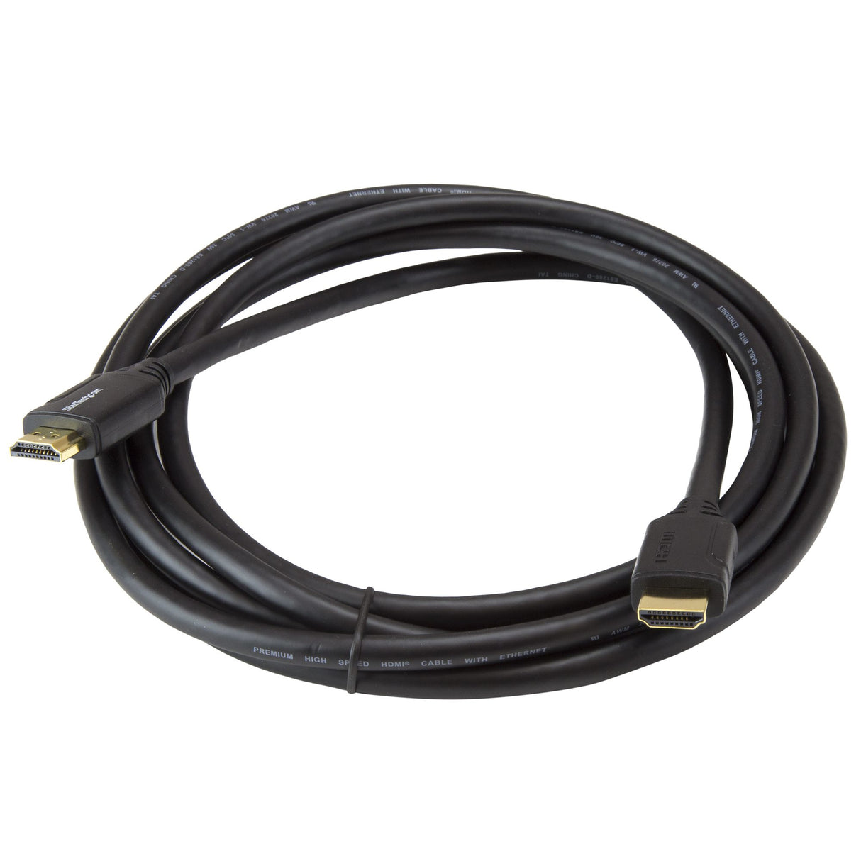 StarTech.com Cable de 3m HDMI 2.0 Certificado Premium con Ethernet - HDMI de Alta Velocidad Ultra HD de 4K a 60Hz HDR10 - para Monitores o TV UHD Cable 3 m HDMI tipo A (Estándar) HDMI tipo A (Estándar) Macho