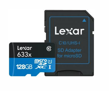 MEMORIA MICROSDXC 128GB 633X, UHS-I