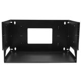 StarTech.com Rack de Servidores Abierto de 4U de Pared - de 2 Columnas - con Estante Integrado - de Profundidad Ajustabl