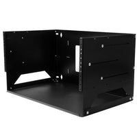 StarTech.com Rack de Servidores Abierto de 4U de Pared - de 2 Columnas - con Estante Integrado - de Profundidad Ajustabl