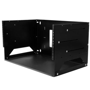 StarTech.com Rack de Servidores Abierto de 4U de Pared - de 2 Columnas - con Estante Integrado - de Profundidad Ajustabl