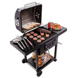 Char-Broil 580 Parrilla Isla de cocina Carbón (combustible) Negro
