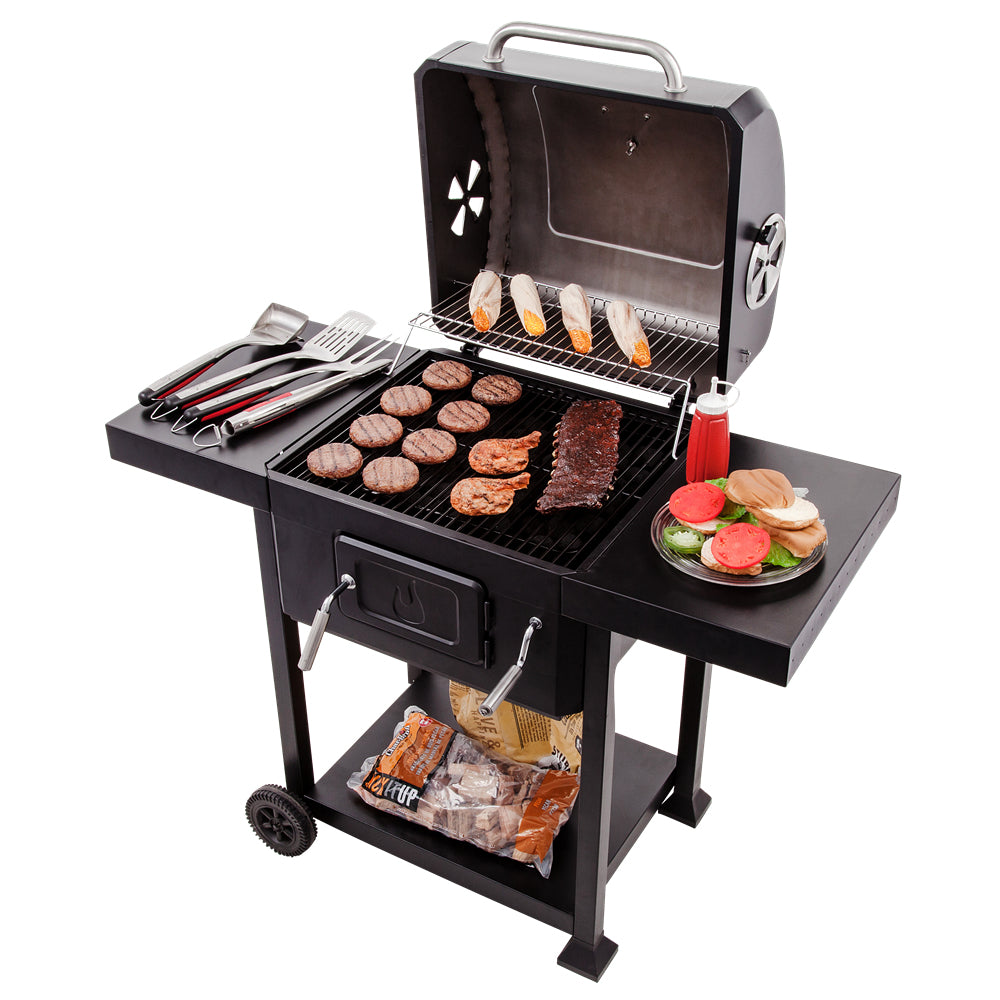 Char-Broil 580 Parrilla Isla de cocina Carbón (combustible) Negro