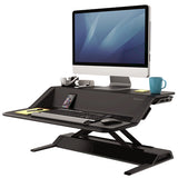 Fellowes Lotus estaciones de trabajo sentado o de pie Independiente Negro 2 15,8 kg