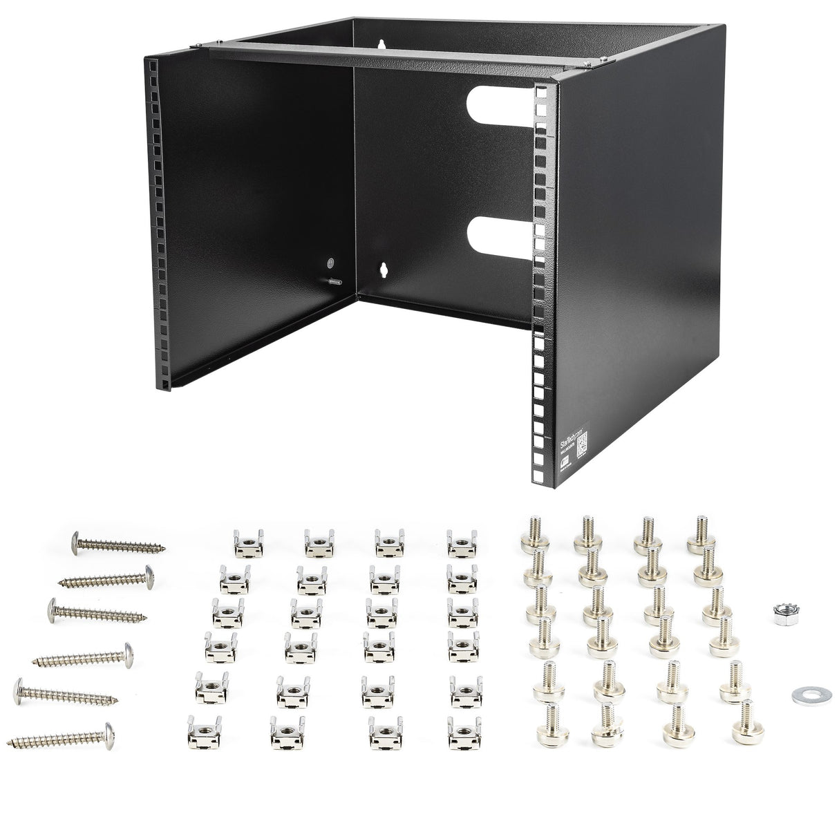 StarTech.com Bracket de Montaje en Pared para Equipo de Rack 8U de 14 Pulgadas de Profundidad Armarios Rack 8U Bastidor