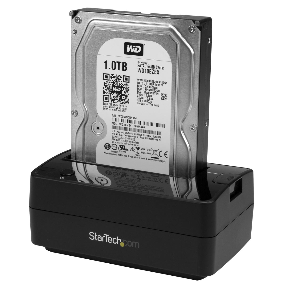StarTech.com Docking Station USB 3.1 (10Gbps) / eSATA a SATA III de 1 Bahía para Discos Duros y SSDs de 2,5/3,5" -