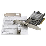 StarTech.com Tarjeta PCI Express de Red con 1 Puerto de 10Gb SFP+ - Fibra Óptica con Chip Intel Tarjetas de red Alámbric