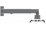 Manhattan Soporte para proyector, techo o pared, inclinación y giro, altura 43–65 cm, carga máxima 20 kg, negro