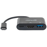 Manhattan Docking Station HDMI Convertidor USB Tipo-C Laptop 1 1 USB tipo A, USB Tipo C Si