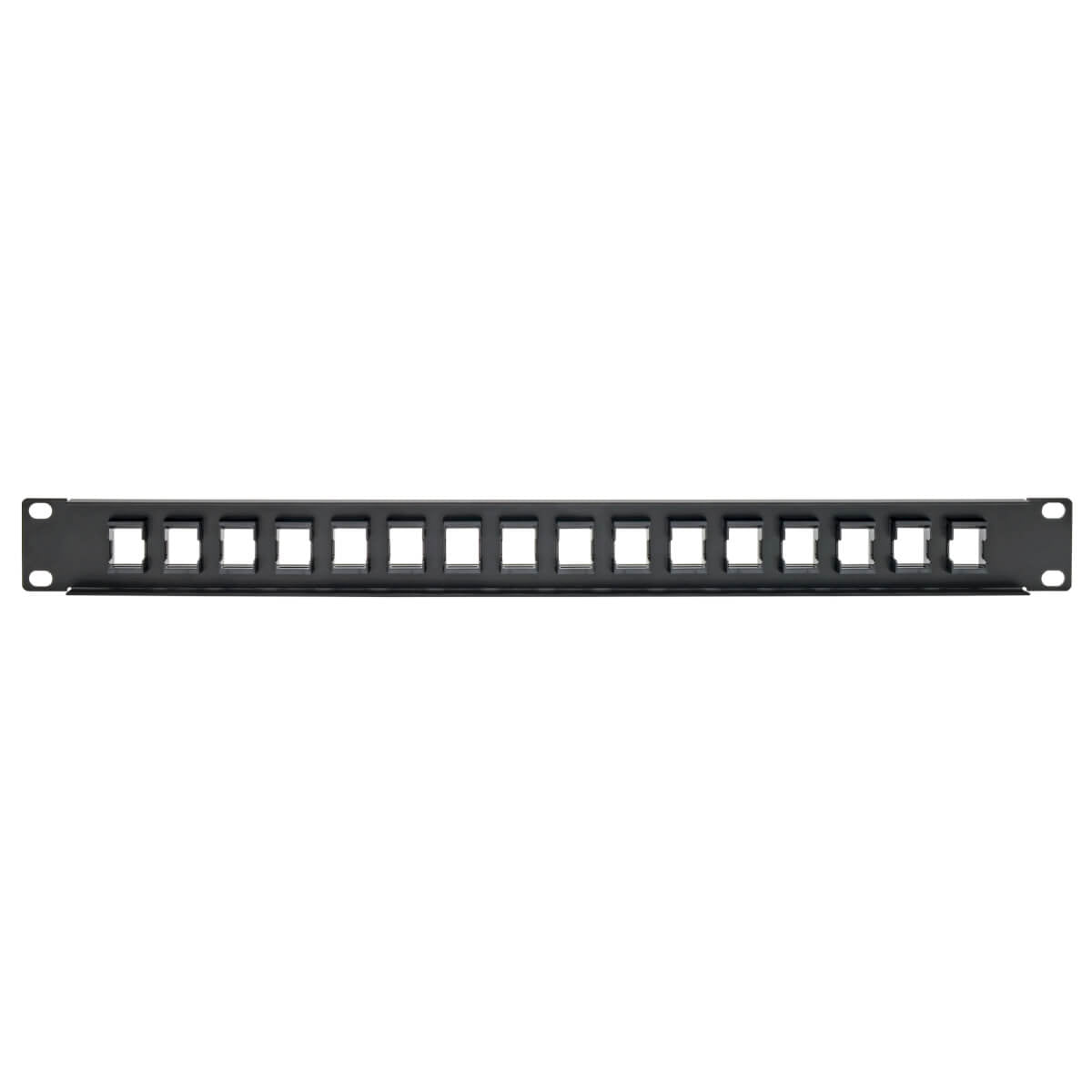 Tripp Lite N062-016-KJ Panel de Conexiones sin Blindaje RJ45 Keystone / Multimedia de 16 Puertos de 1U Para Instalación 