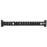 Tripp Lite N062-016-KJ Panel de Conexiones sin Blindaje RJ45 Keystone / Multimedia de 16 Puertos de 1U Para Instalación 