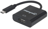 Manhattan Convertidor USB-C a HDMI adaptadores gráficos usb USB Tipo C Macho Derecho 3.2 Gen 1 (3.1 Gen 1)