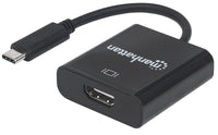 Manhattan Convertidor USB-C a HDMI adaptadores gráficos usb USB Tipo C Macho Derecho 3.2 Gen 1 (3.1 Gen 1)
