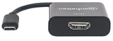 Manhattan Convertidor USB-C a HDMI adaptadores gráficos usb USB Tipo C Macho Derecho 3.2 Gen 1 (3.1 Gen 1)