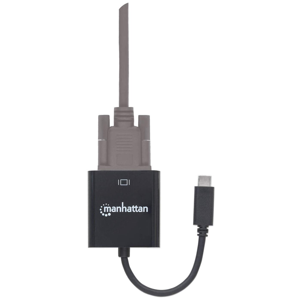Manhattan Convertidor USB-C a VGA adaptadores gráficos usb USB Tipo C Macho Derecho 3.2 Gen 1 (3.1 Gen 1)