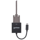 Manhattan Convertidor USB-C a VGA adaptadores gráficos usb USB Tipo C Macho Derecho 3.2 Gen 1 (3.1 Gen 1)