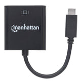 Manhattan Convertidor USB-C a VGA adaptadores gráficos usb USB Tipo C Macho Derecho 3.2 Gen 1 (3.1 Gen 1)