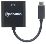 Manhattan Convertidor USB-C 3.1 a DVI adaptadores gráficos usb USB Tipo C Macho Derecho 3.2 Gen 1 (3.1 Gen 1)