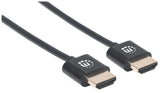 Manhattan Cable HDMI super delgado de alta velocidad con Ethernet Cable 3 m HDMI tipo A (Estándar) HDMI tipo A (Estándar) Macho