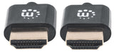 Manhattan Cable HDMI súper delgado de alta velocidad con Ethernet Cable 1,8 m HDMI tipo A (Estándar) HDMI tipo A (Estánd