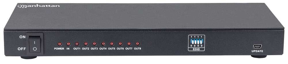 Manhattan Splitter HDMI 4K de 8 puertos divisores de vídeo HDMI 1 8x HDMI 1.4