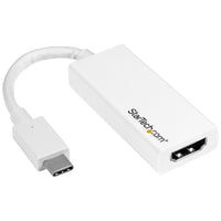StarTech.com Adaptador USB-C a HDMI - 4K 60Hz - Blanco Adaptadores gráficos USB No Si Blanco