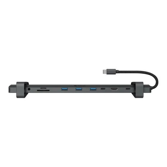 Steren COM-4755 nodo concentrador USB Tipo C Negro, HDMI, USB 3.2 Gen 1 (3.1 Gen 1) Type-A, MicroSD (TransFlash)