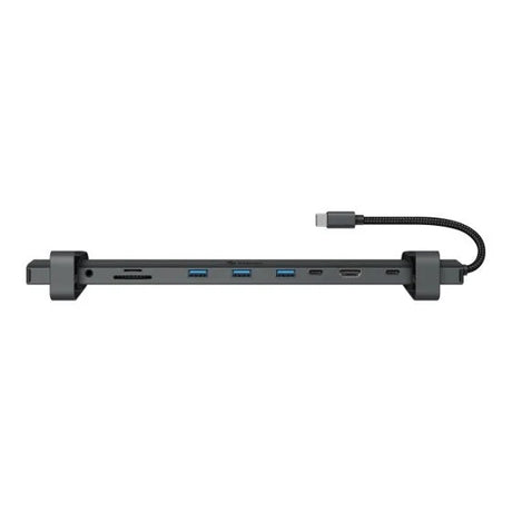 Steren COM-4755 nodo concentrador USB Tipo C Negro, HDMI, USB 3.2 Gen 1 (3.1 Gen 1) Type-A, MicroSD (TransFlash)